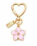 Bloom and Heart bag charm