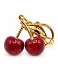 Glitter Cherry Bag Charm