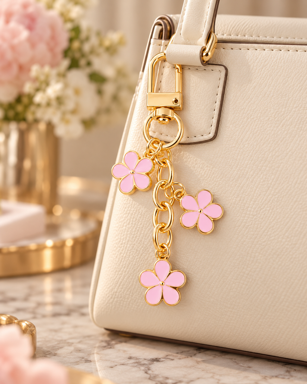 Daisy Chain Bag Charm